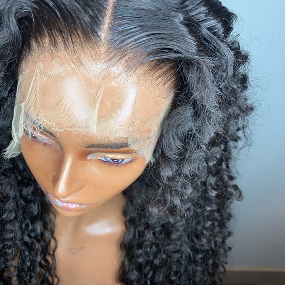 Custom 28’ HD Lace Curly Human hair wig ready to ship - Picture 8 of 9
